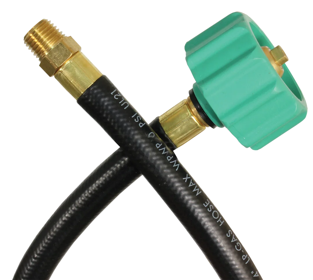 07-31545 – JR PRODUCTS Propane Hose, 1/4 Inch Inside Diameter Thermo Plastic Pigtail Hose QCC (Quick Check Connector)...